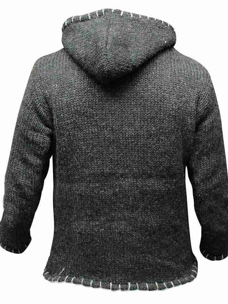 Pull Droit Européen À Capuche Standard Pour Hommes