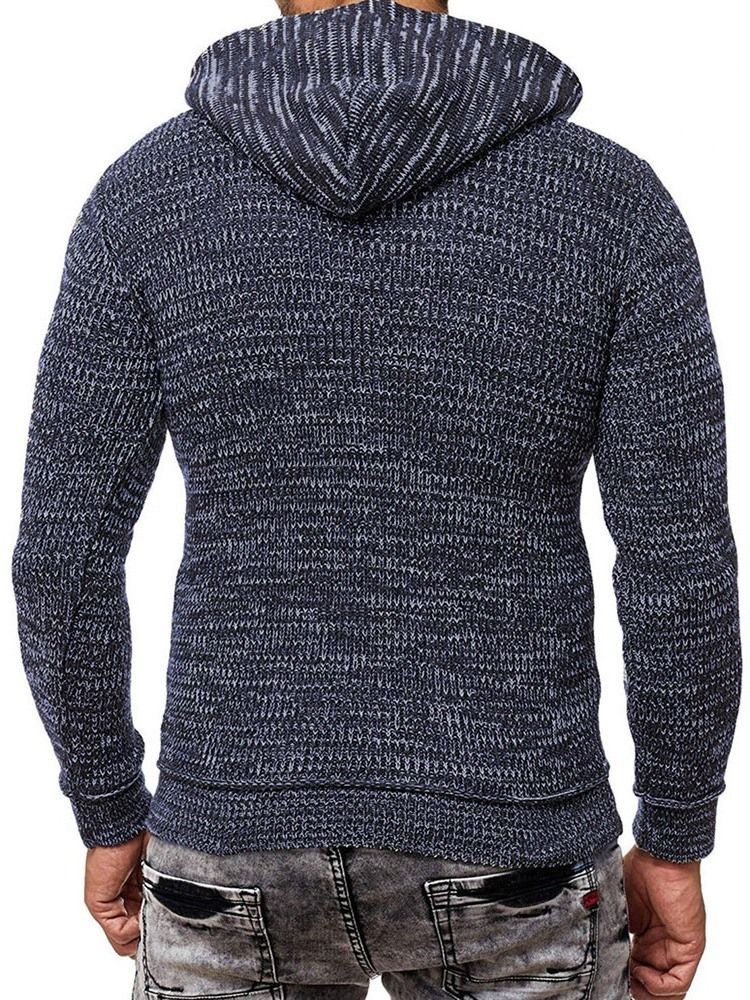 Pull Européen D'automne À Capuche Standard Pour Hommes