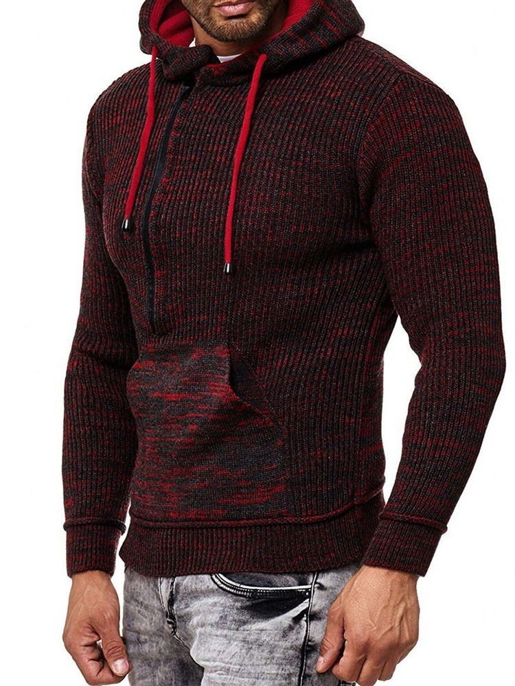 Pull Européen D'automne À Capuche Standard Pour Hommes