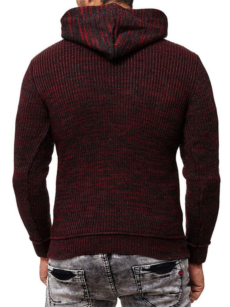 Pull Européen D'automne À Capuche Standard Pour Hommes