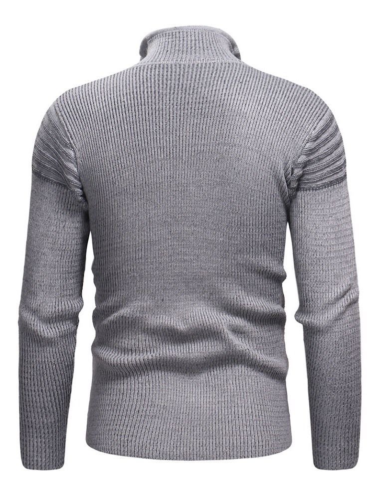 Pull Européen D'hiver À Blocs De Couleurs Standard Pour Hommes