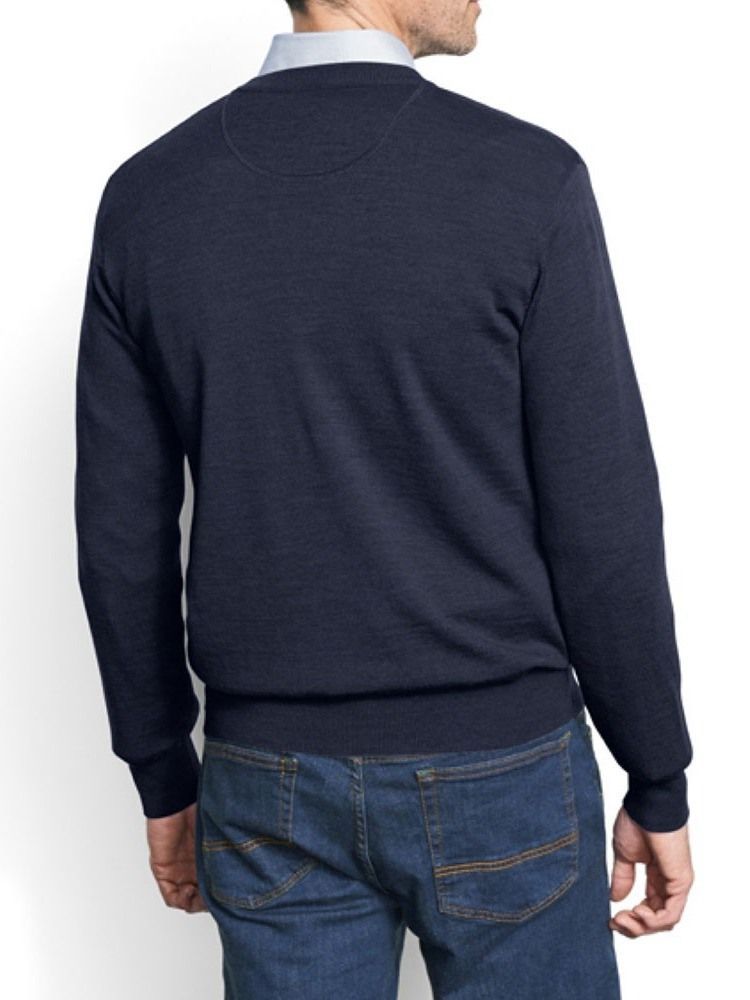 Pull Pour Hommes Standard Uni À Col En V