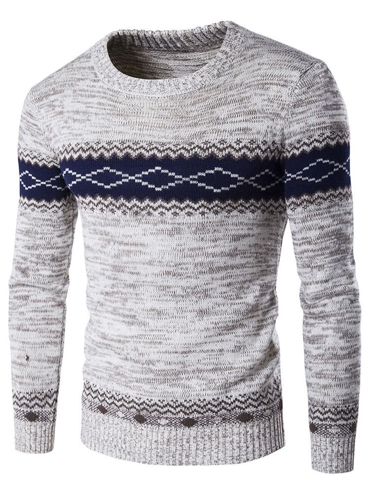 Pull Jacquard Vogue Pour Hommes