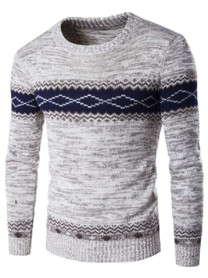 Pull Jacquard Vogue Pour Hommes