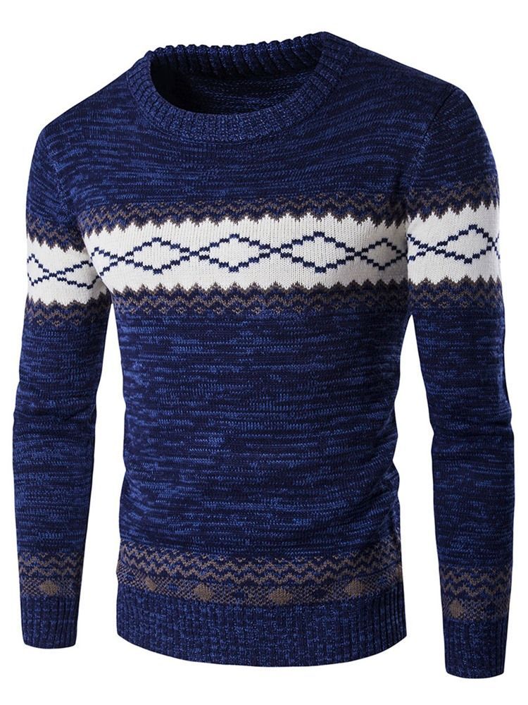 Pull Jacquard Vogue Pour Hommes