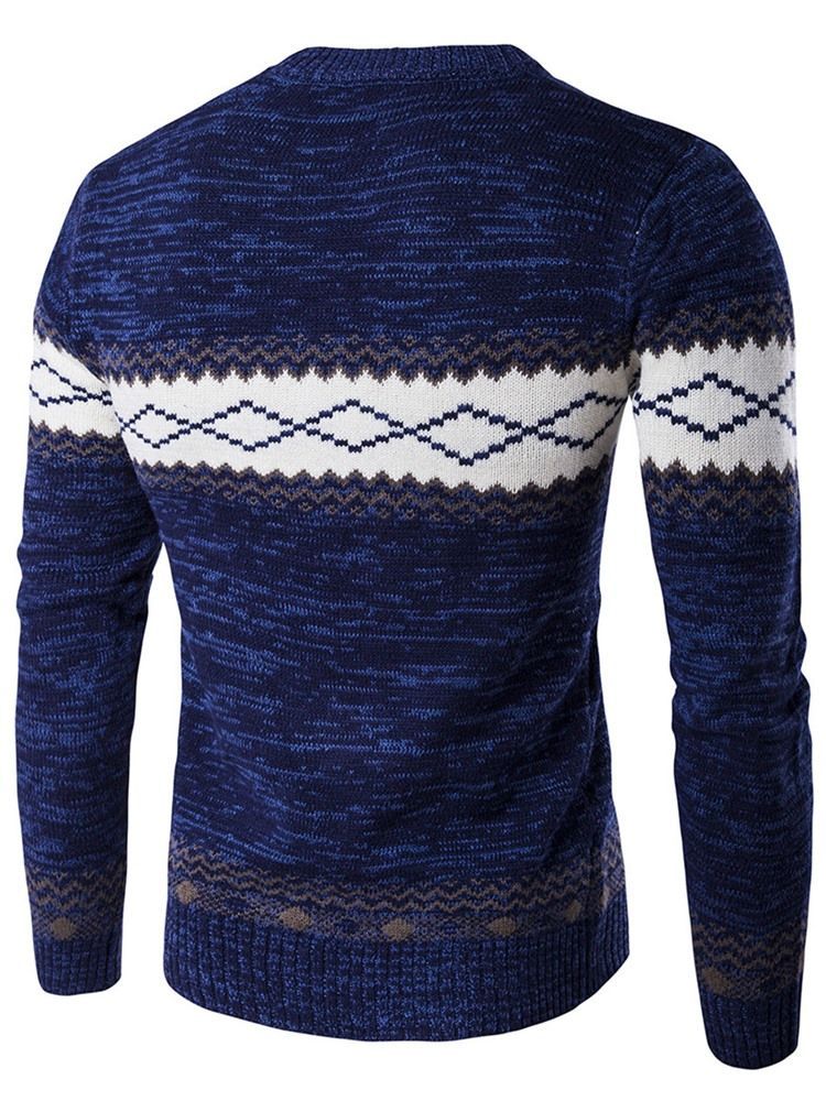 Pull Jacquard Vogue Pour Hommes