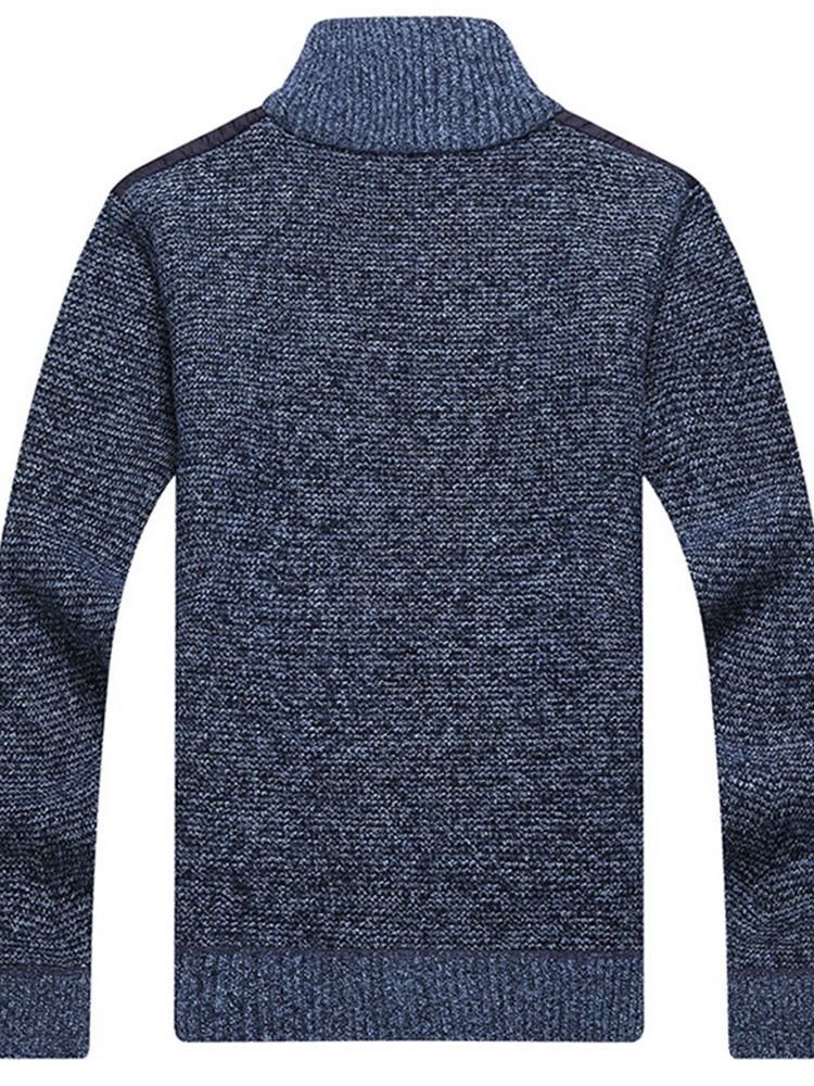 Pull Patchwork Standard Winter Straight Pour Hommes