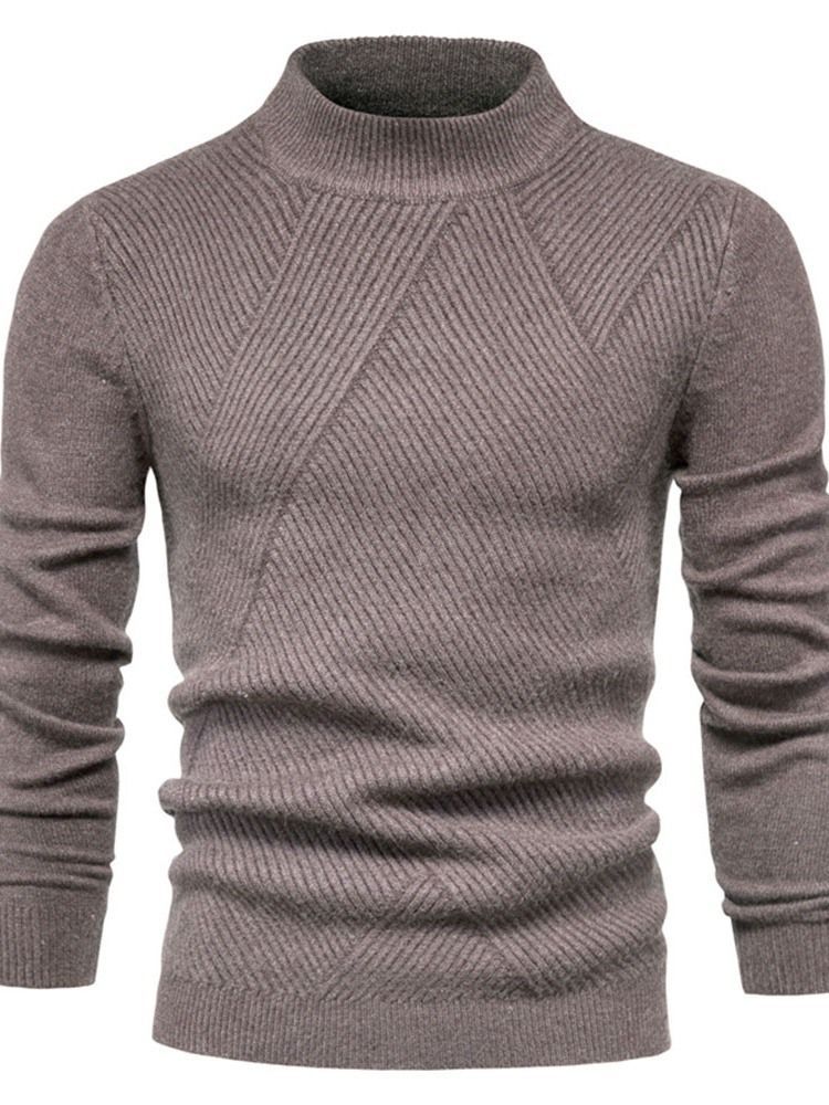 Pull Simple D'hiver Décontracté Pour Hommes