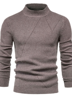 Pull Simple D'hiver Décontracté Pour Hommes