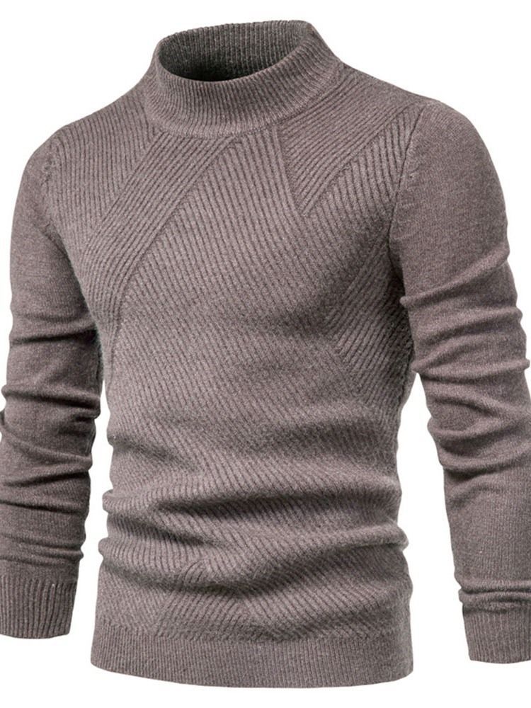 Pull Simple D'hiver Décontracté Pour Hommes