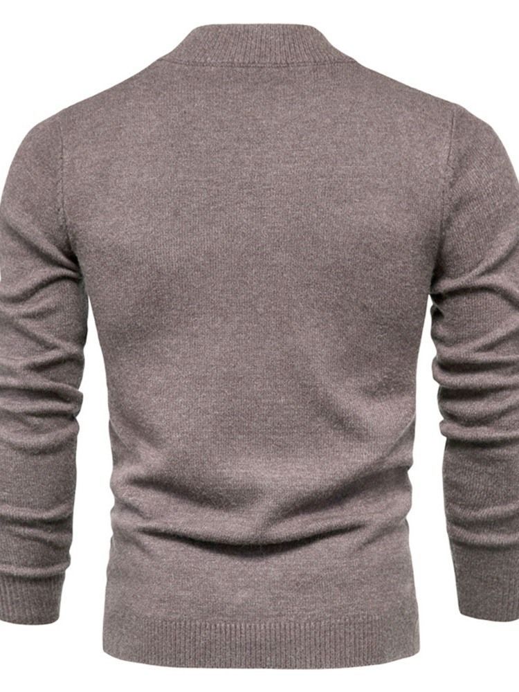 Pull Simple D'hiver Décontracté Pour Hommes