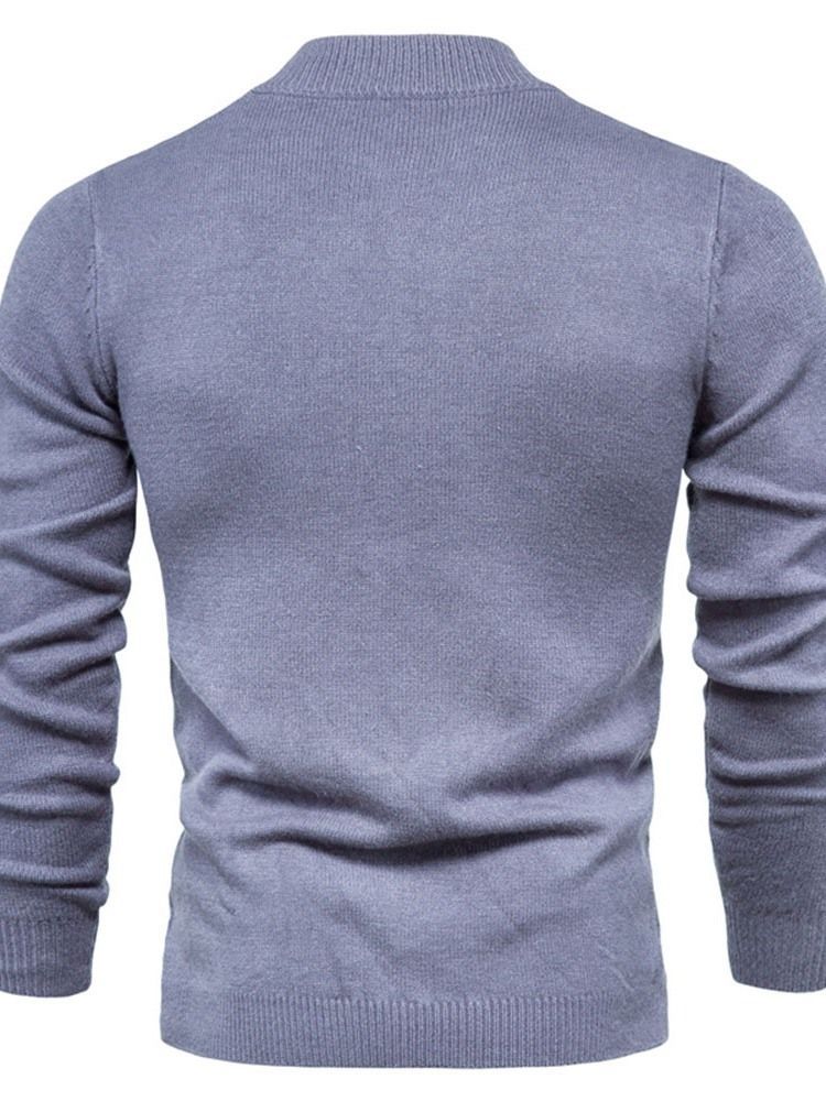 Pull Simple D'hiver Décontracté Pour Hommes