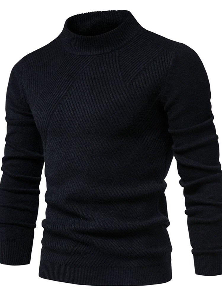 Pull Simple D'hiver Décontracté Pour Hommes