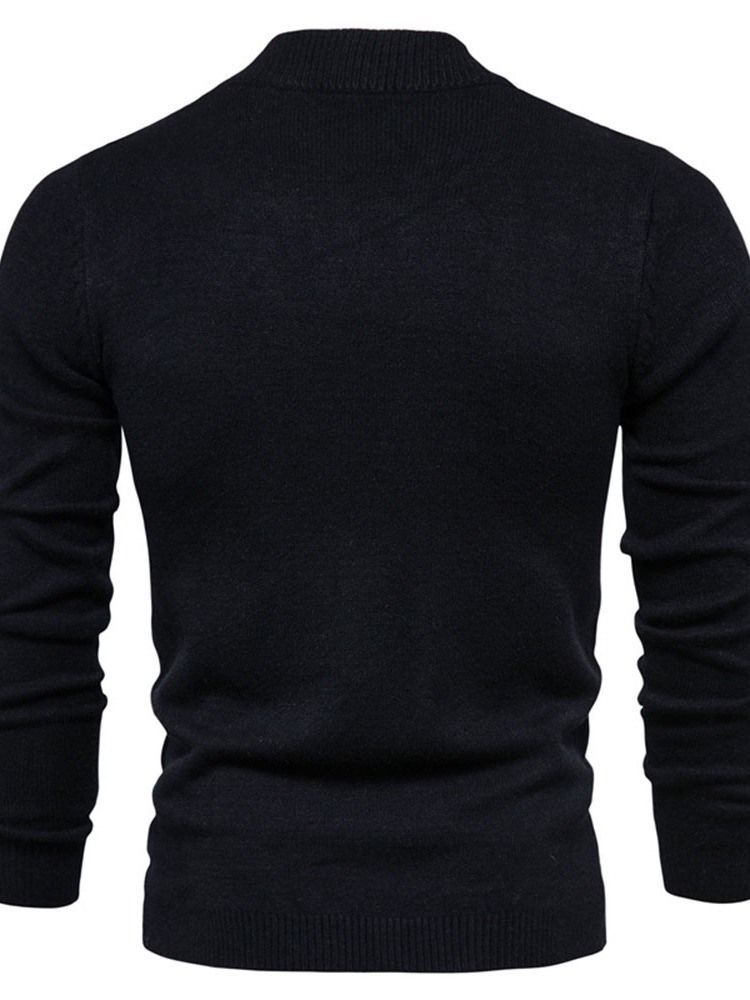 Pull Simple D'hiver Décontracté Pour Hommes