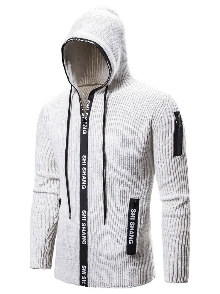 Pull Slim À Capuche Standard Avec Poche Pour Hommes