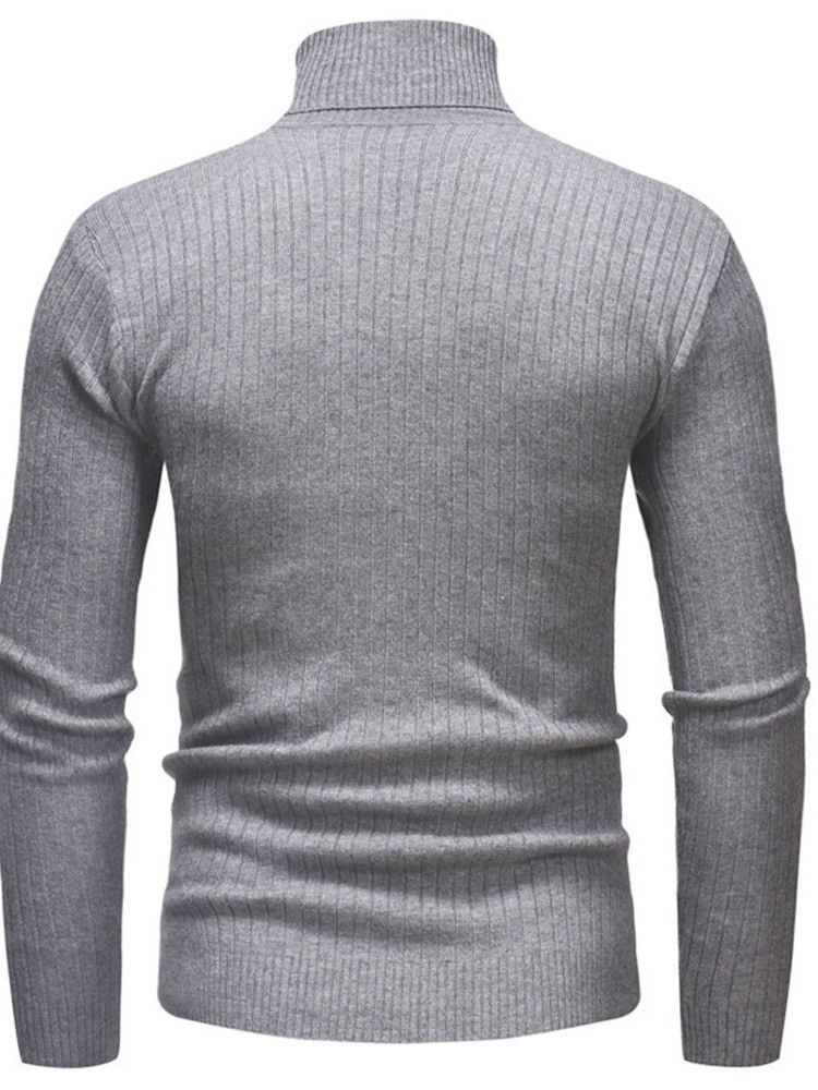 Pull Slim Décontracté À Col Roulé Standard Pour Hommes