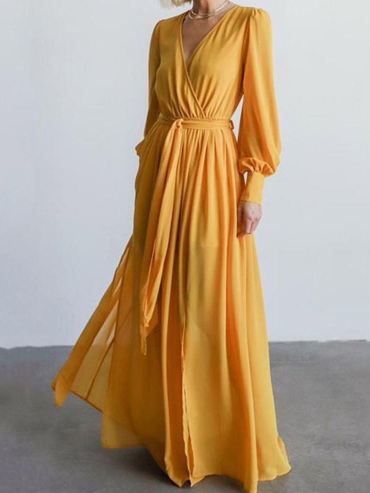 Robe À Manches Longues Et À Manches Longues Pour Femmes