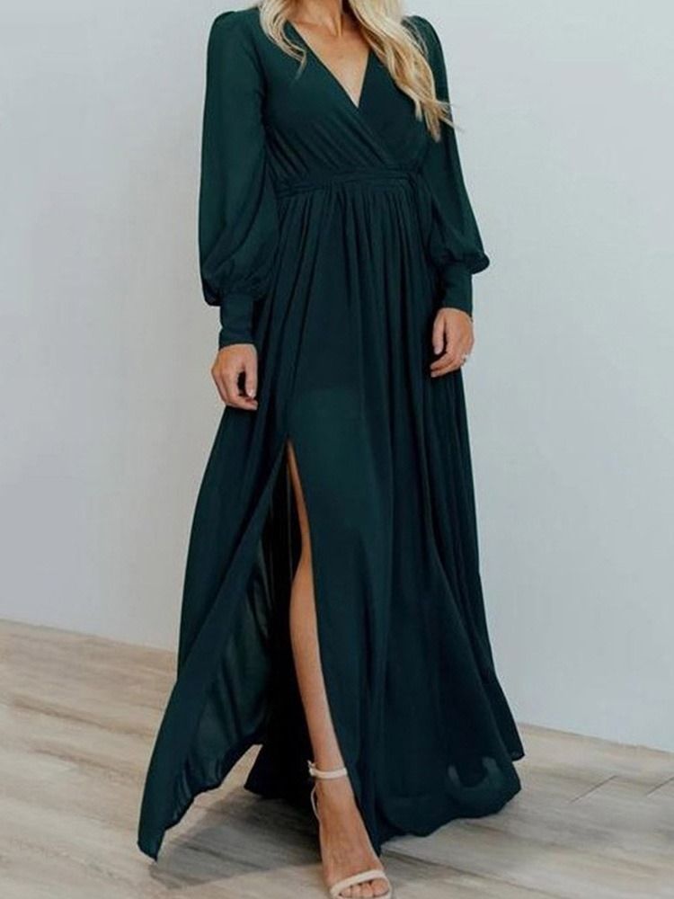 Robe À Manches Longues Et À Manches Longues Pour Femmes