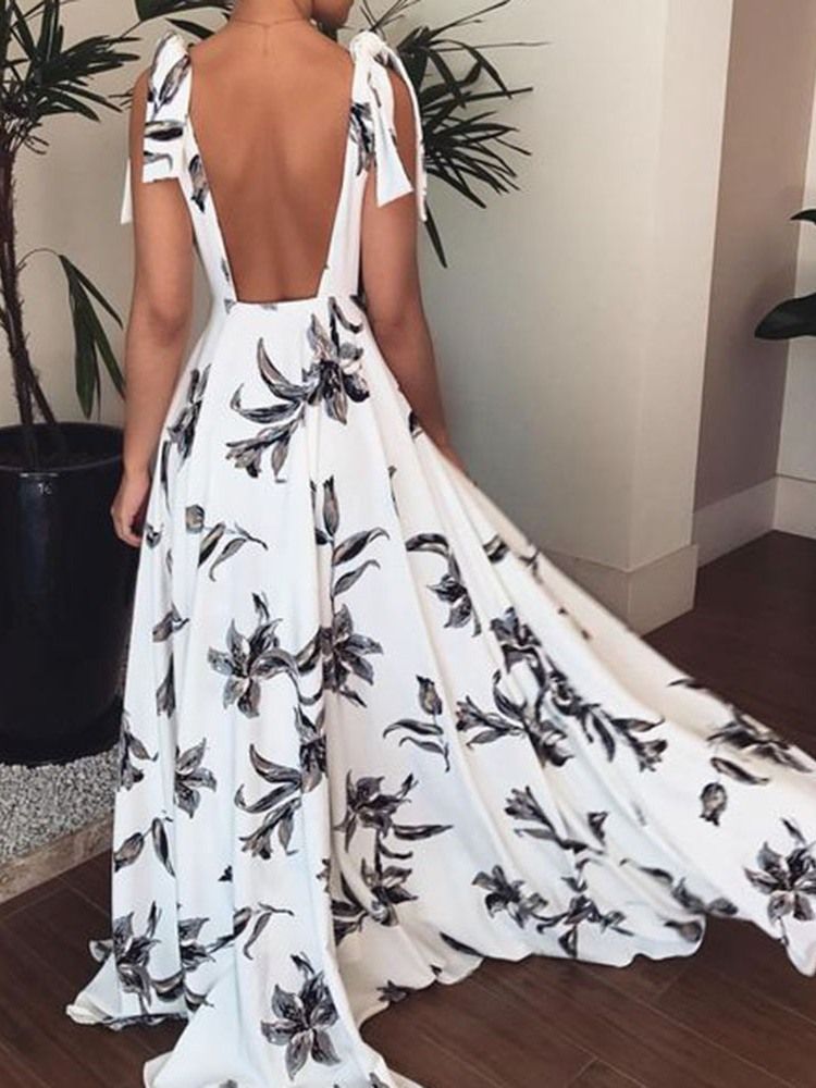 Robe Sexy À Taille Moyenne Sans Manches Et Dos Nu Pour Femmes