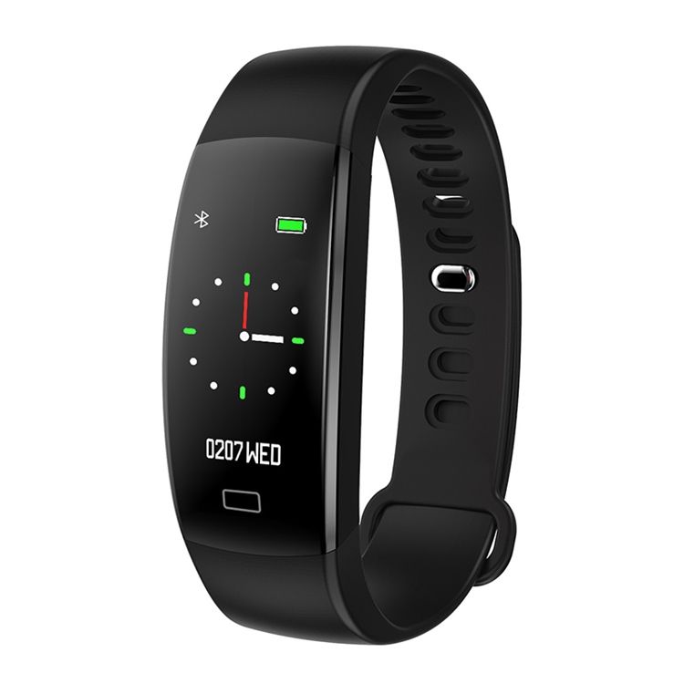 Bracelet Intelligent À Écran Couleur F64 Pour Hommes Météo Santé Bluetooth Sport Kcal Montre