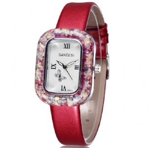 Jyy Square Rome Chiffres Ol Style Montre Femme