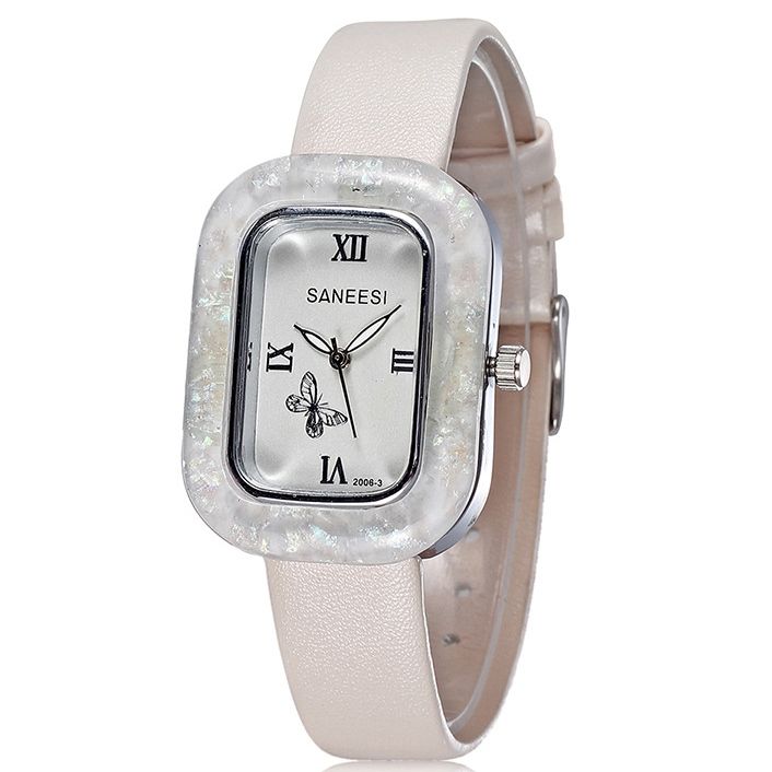 Jyy Square Rome Chiffres Ol Style Montre Femme