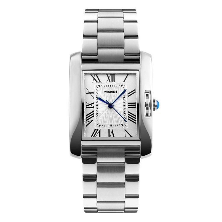 Montre Carrée En Acier Ol Pour Femme