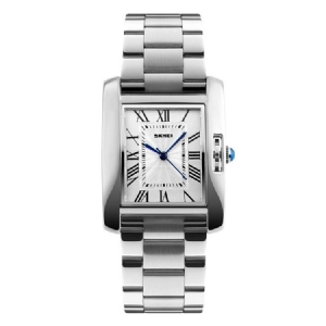 Montre Carrée En Acier Ol Pour Femme