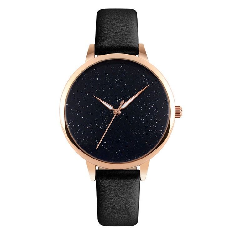 Montre Femme En Cuir À Quartz