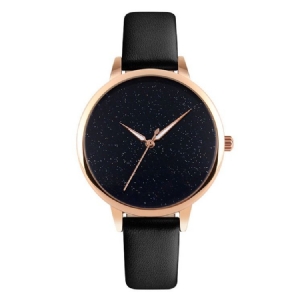 Montre Femme En Cuir À Quartz