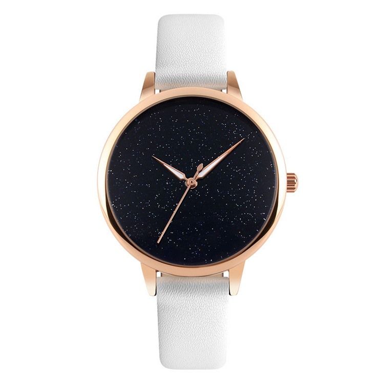 Montre Femme En Cuir À Quartz