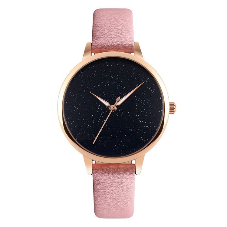 Montre Femme En Cuir À Quartz