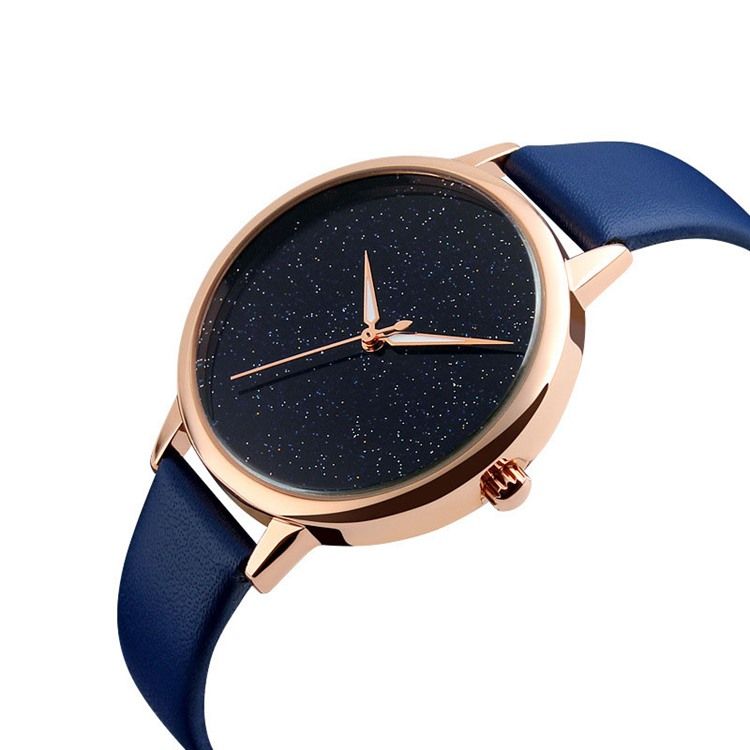 Montre Femme En Cuir À Quartz