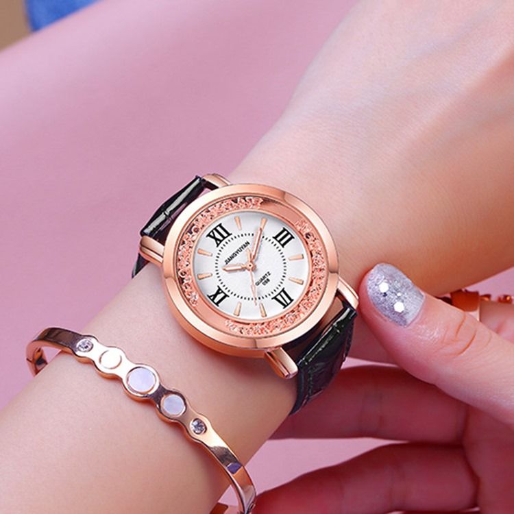 Montre Femme Jyy Ceinture En Cuir Pour Femme