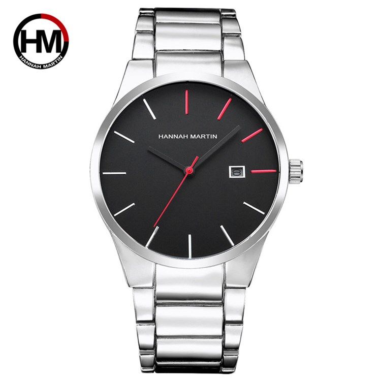 Montre Jyy Concise À Trois Aiguilles Avec Bracelet En Acier Pour Hommes