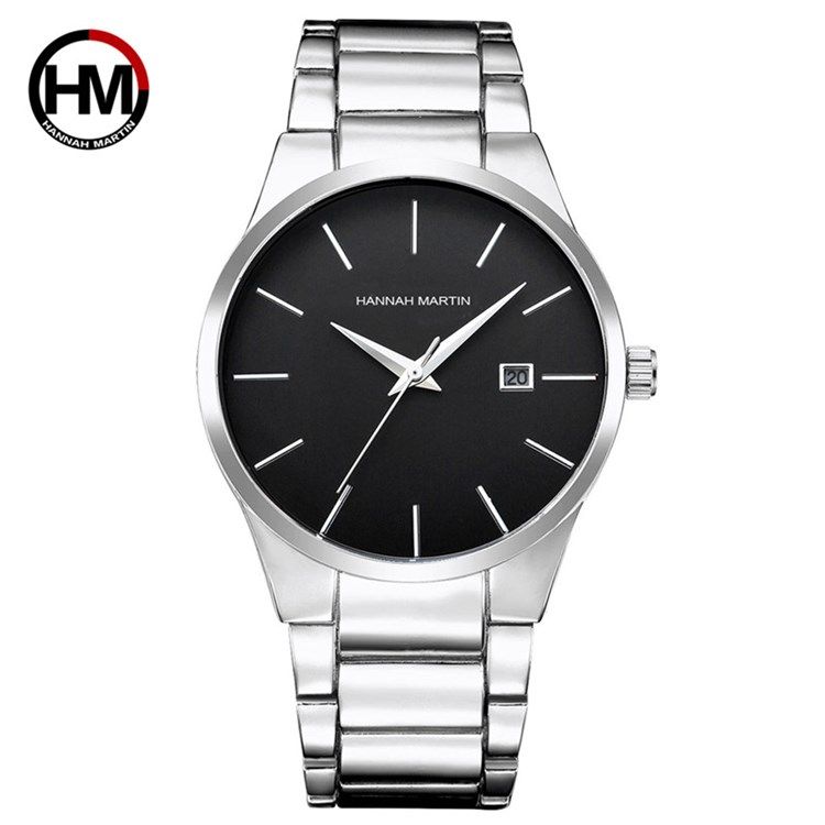 Montre Jyy Concise À Trois Aiguilles Avec Bracelet En Acier Pour Hommes