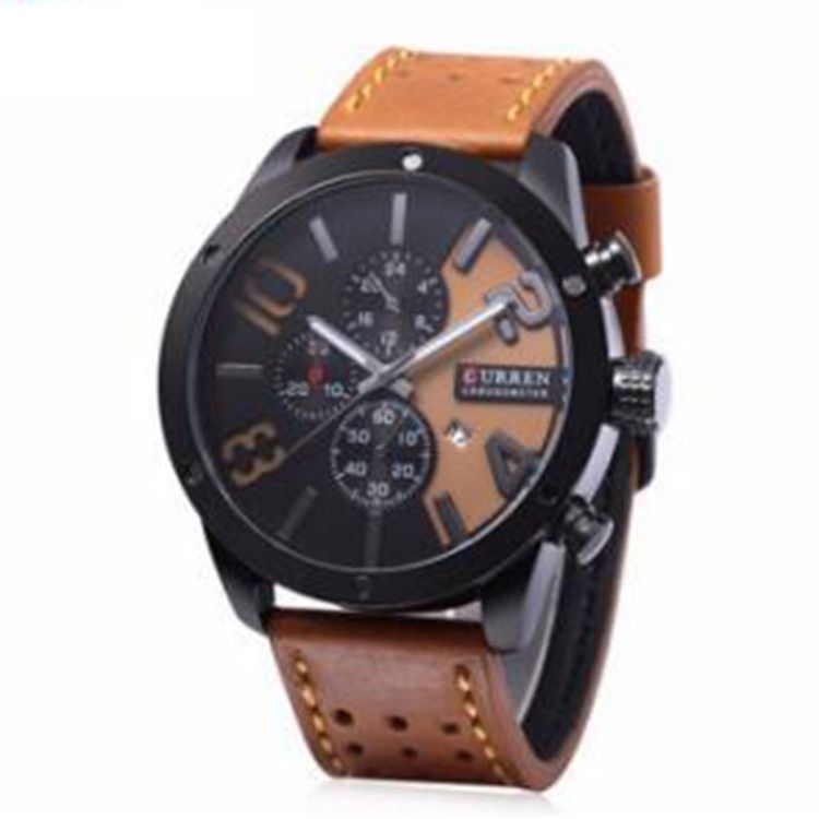 Montre Learther Hardlex Pu Pour Homme