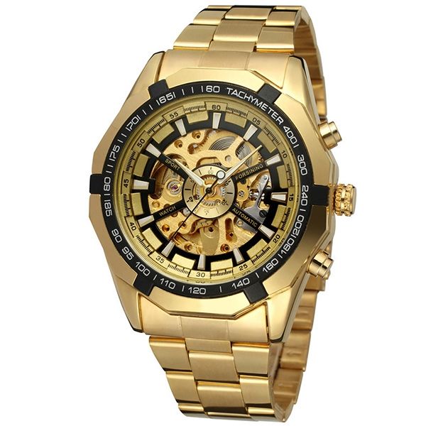 Montre Mécanique Automatique Pour Hommes Brillants Occasionnels