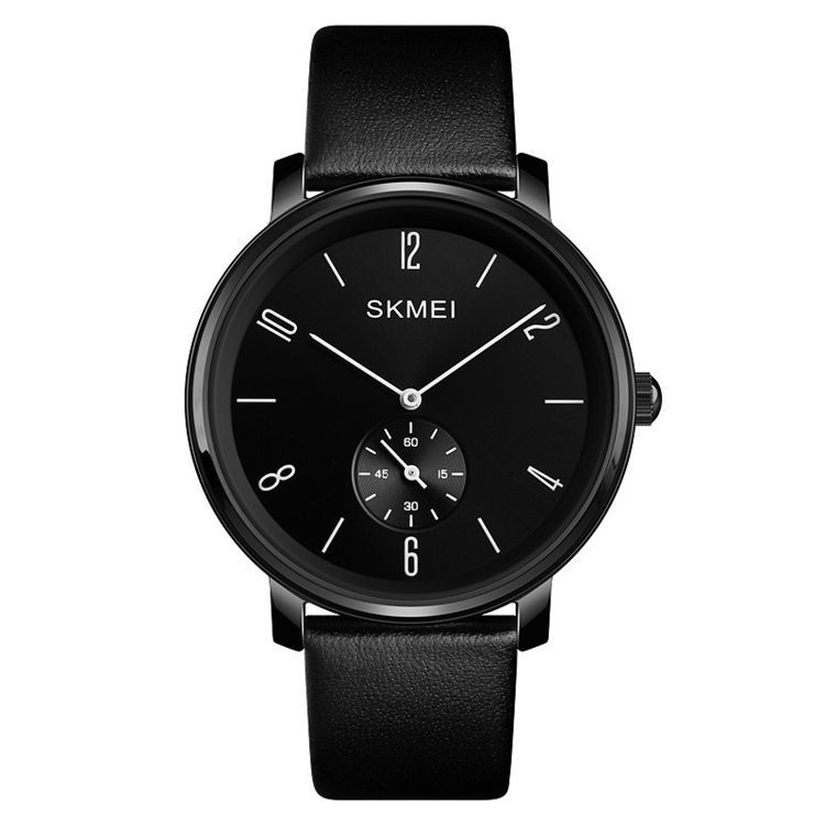 Montre À Quartz En Cuir Pour Hommes