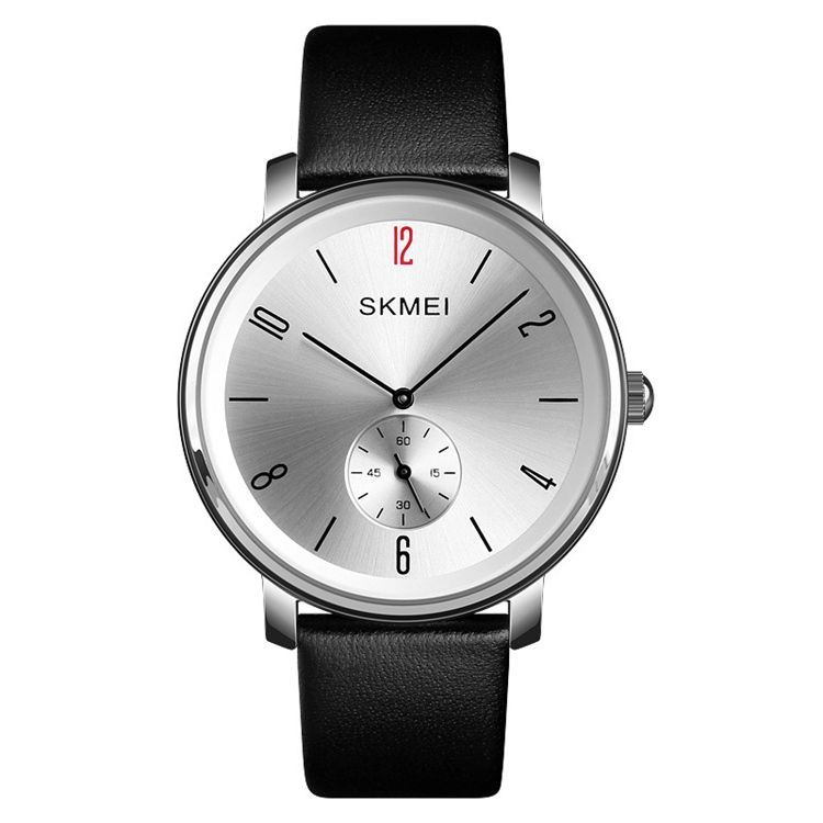 Montre À Quartz En Cuir Pour Hommes