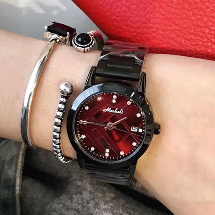 Montre À Quartz Ronde Pour Femme