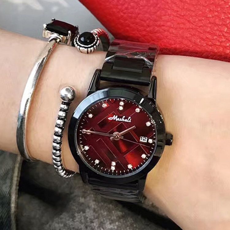 Montre À Quartz Ronde Pour Femme