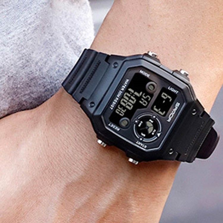 Montres Carrées En Plastique Pour Hommes