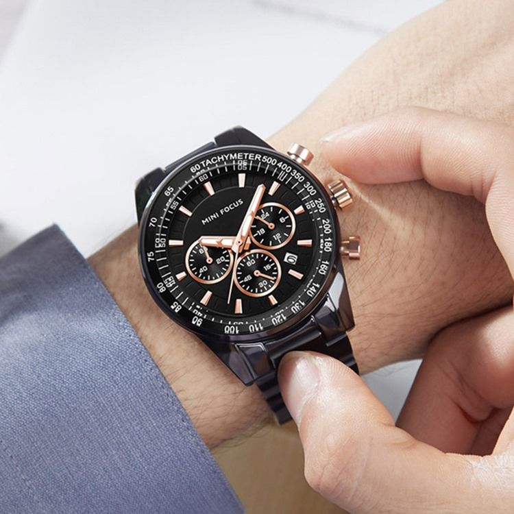 Montres À Quartz Résistantes À L'eau Pour Hommes