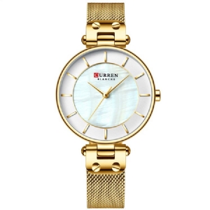 Montres À Quartz Rondes À Boucle Ardillon Pour Femmes