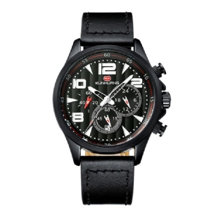 Montres À Quartz Rondes À Boucle Ardillon Pour Hommes