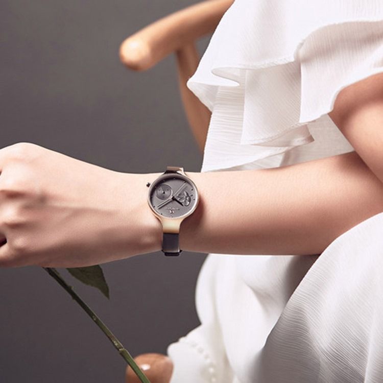 Montres Rondes À Quartz Pour Femmes