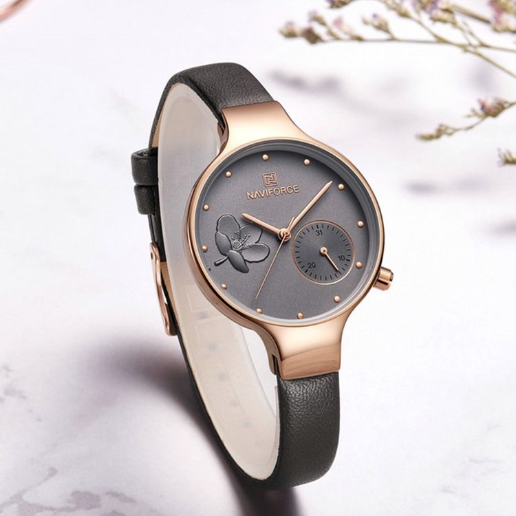 Montres Rondes À Quartz Pour Femmes