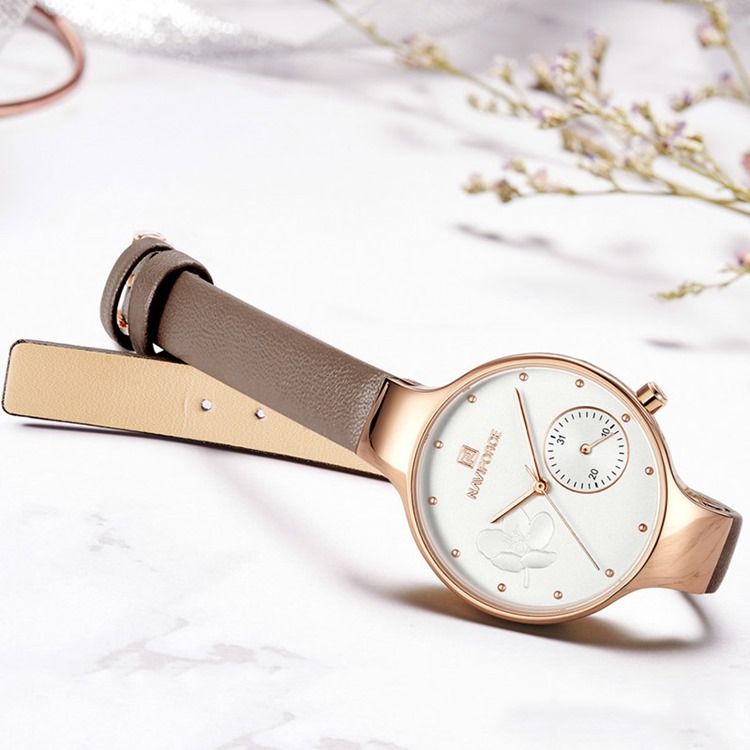 Montres Rondes À Quartz Pour Femmes