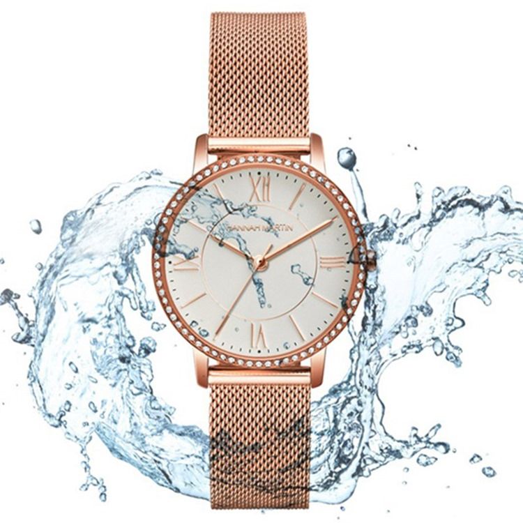 Montres Rondes Résistantes À L'eau Hardlex Pour Femmes